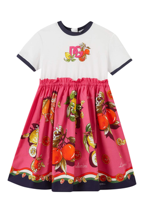 Capri Citrus Short Sleeve Dress